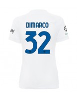 Inter Milan Federico Dimarco #32 Vieraspaita Naisten 2023-24 Lyhythihainen